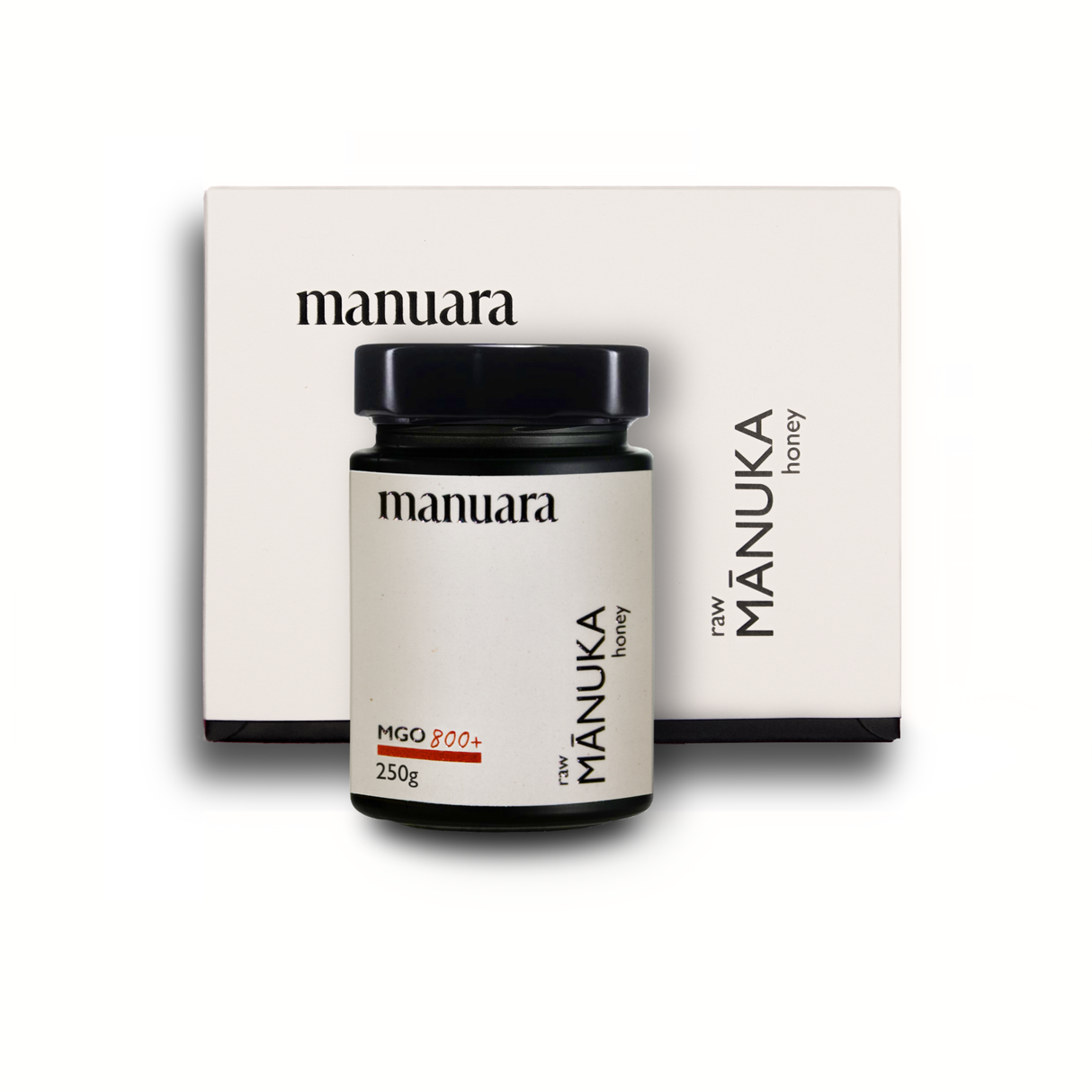 Premium Manuka-Honig – MGO 800+ 250g im lichtundurchlässigen Glas